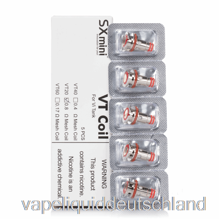 Yihi Sxmini VT Ersatzspulen 0,4 Ohm VT Spulen Vape Deutschland